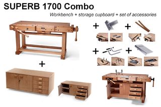 Image 1 produit Etabli de menuisier en bois Superb 1700 "COMBO"