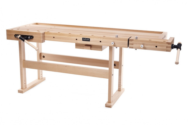 Image du produit Etabli de menuisier en bois Premium Plus 2100