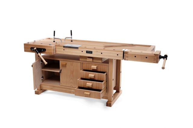 Image du produit Etabli de menuisier en bois Monster 2100 "COMBO"